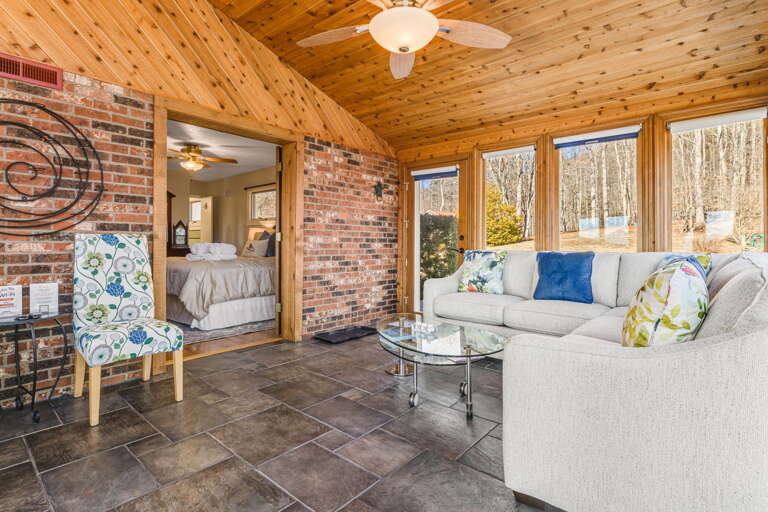 Sunroom w/ Direct Access To Main Suite