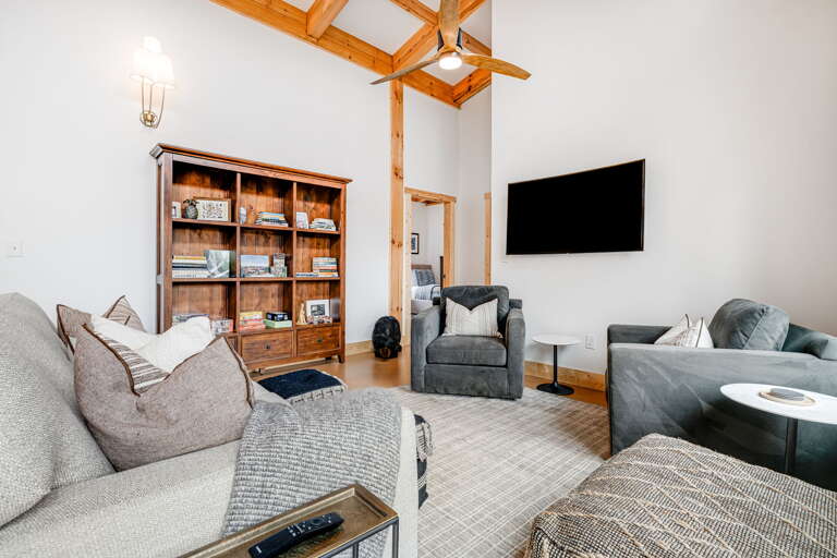 Living Area w/ Books & Board Games Living Area w/ Books & Board Games