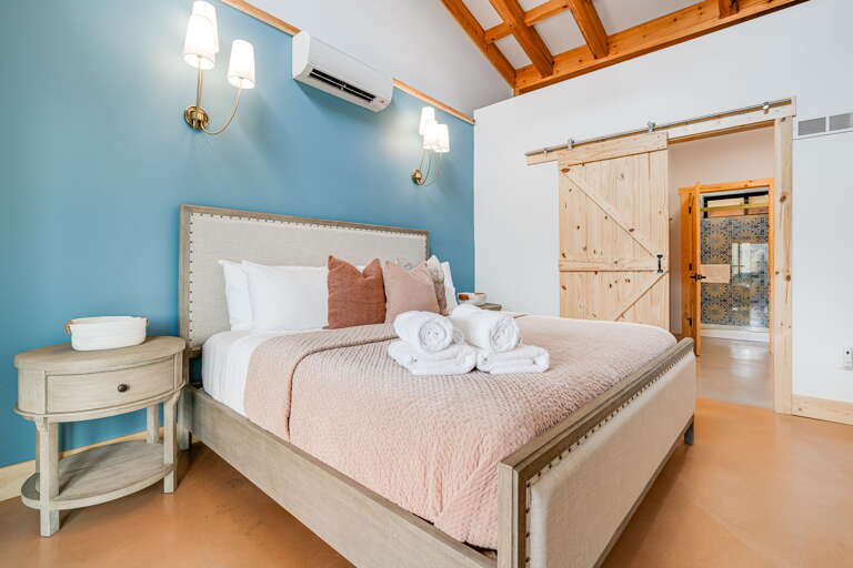 Main Suite/Bedroom One - King Bed w/ Attached Shower Bath Main Suite/Bedroom One - King Bed w/ Attached Shower Bath