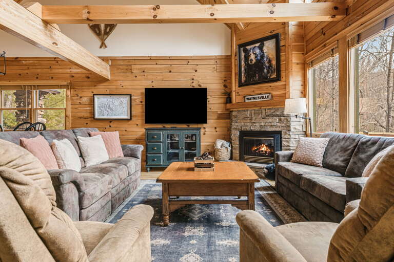 Living Area w/ Gas Fireplace Living Area w/ Gas Fireplace