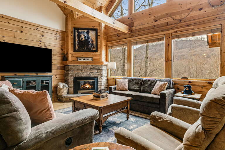 Living Area w/ Gas Fireplace Living Area w/ Gas Fireplace