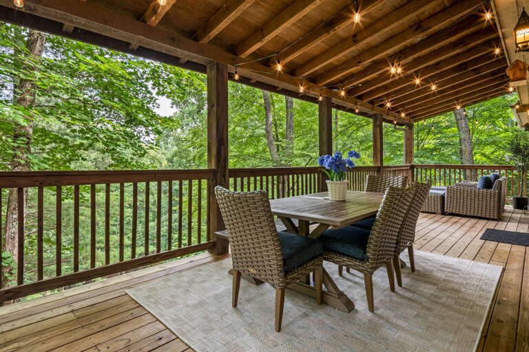 Covered Deck-Side Dining