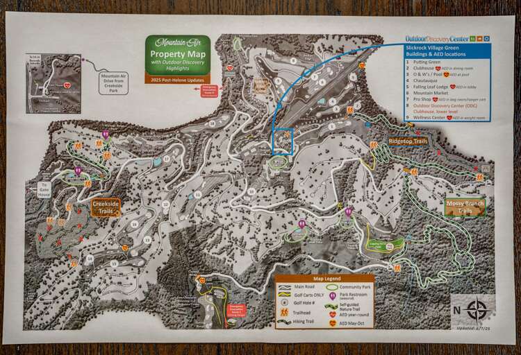 Mountain Air Community Map