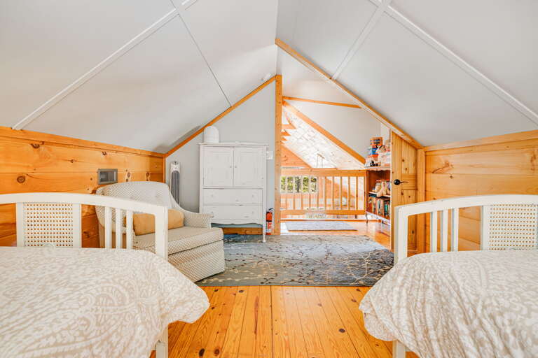 Loft Area - Bonus Sleeping - Two Twin Beds, Seating & Half Bath