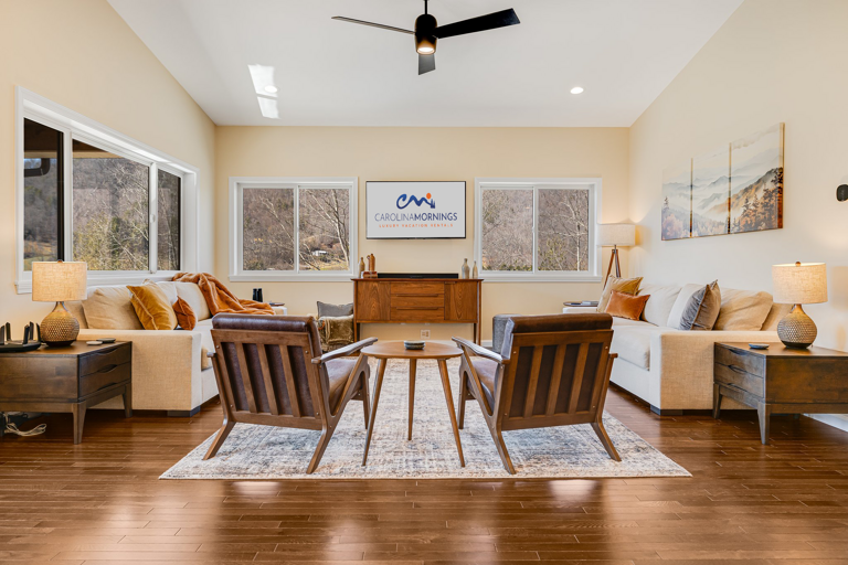 Main Level - Living Area w/ Smart TV