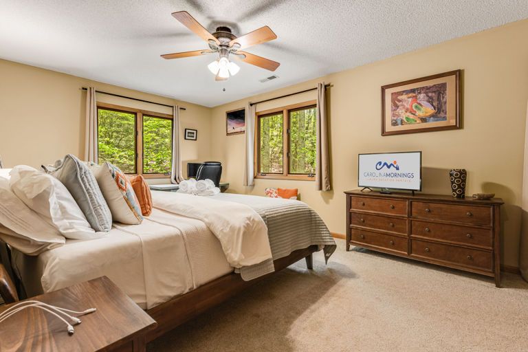 Bedroom Two - King Bed w/ Smart TV Bedroom Two - King Bed w/ Smart TV