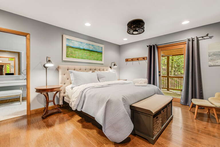 Main Level - Main Suite/Bedroom One - King Bed Main Level - Main Suite/Bedroom One - King Bed