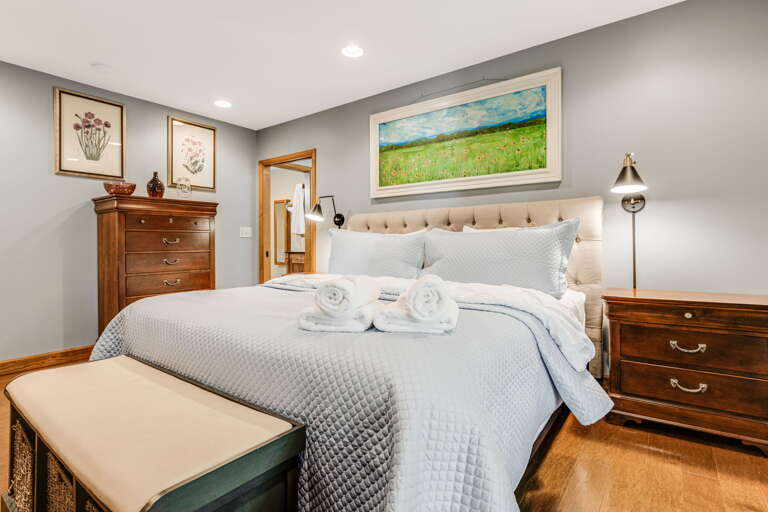 Main Suite/Bedroom One - King Bed w/ Attached Full Bath Main Suite/Bedroom One - King Bed w/ Attached Full Bath