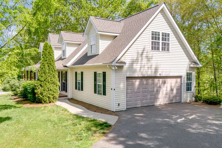 Garage and Parking Area