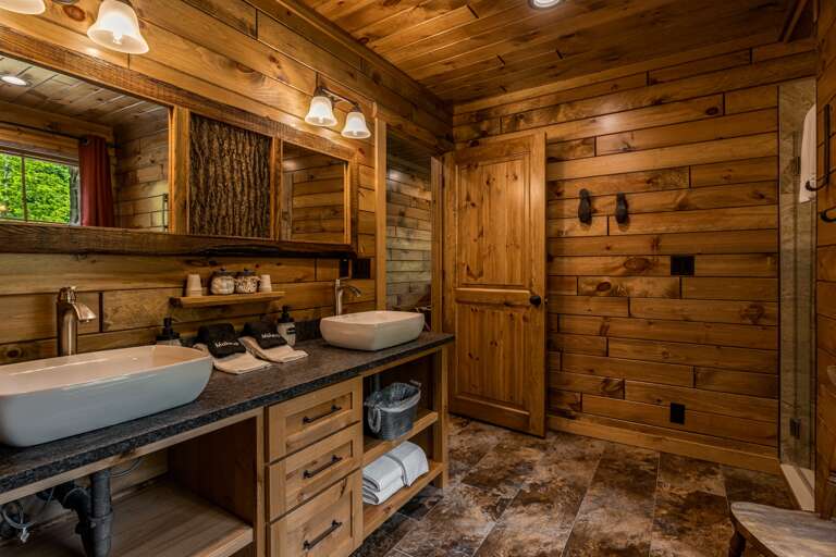 Main Suite/Bedroom One - Attached Full Bath w/ Dual Vanities