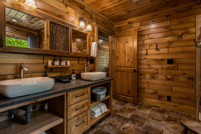 Main Suite/Bedroom One - Attached Full Bath w/ Dual Vanities