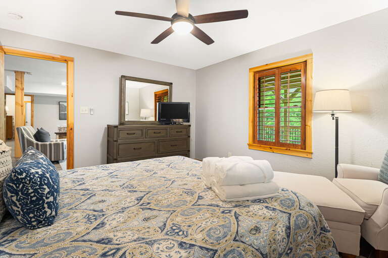Bedroom Four - Queen Bed w/ Smart TV
