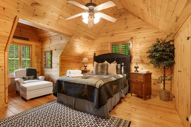 Upper Level - Bedroom Three - Queen Bed Upper Level - Bedroom Three - Queen Bed