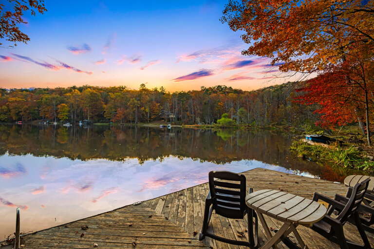Evening Colors At the Lake's Edge
