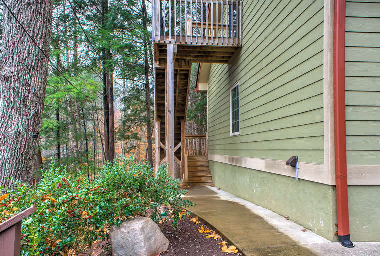 Stairway Access to Serenity Suite Chalet Studio