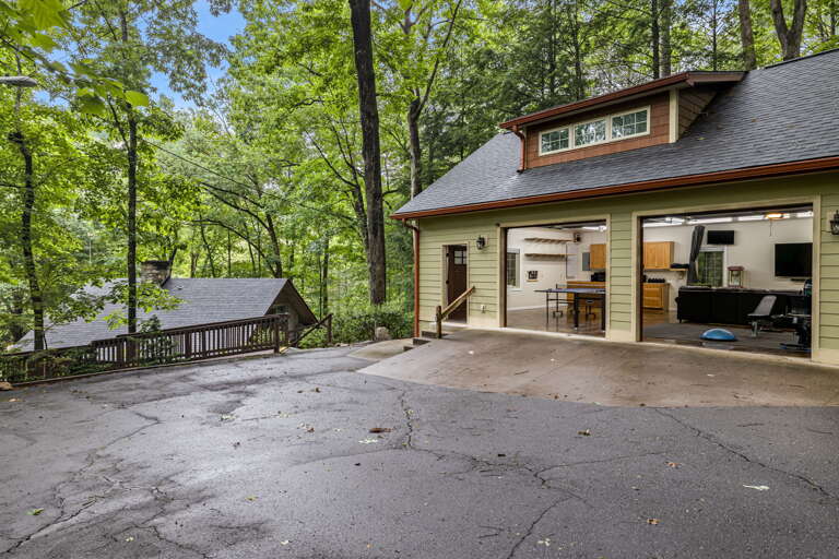 Game Garage and Parking Area