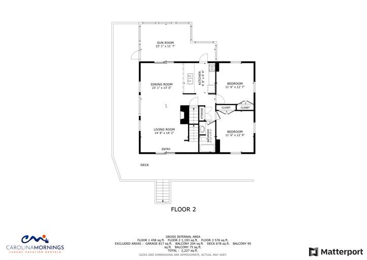 Tranquility Lake House Floorplan
