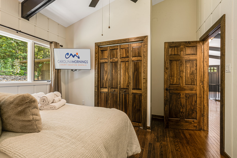 Bedroom Three - Queen Bed w/ Smart TV