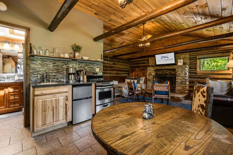 Cabin Thyme - Fully Equipped Kitchenette w/ Mini Fridge