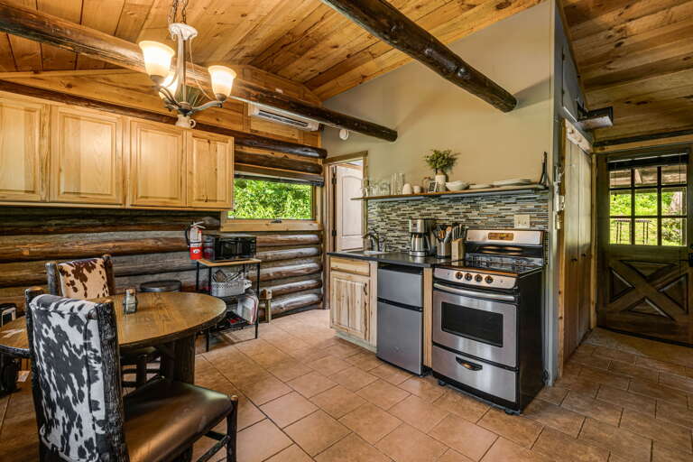 Cabin Thyme - Fully Equipped Kitchenette w/ Mini Fridge