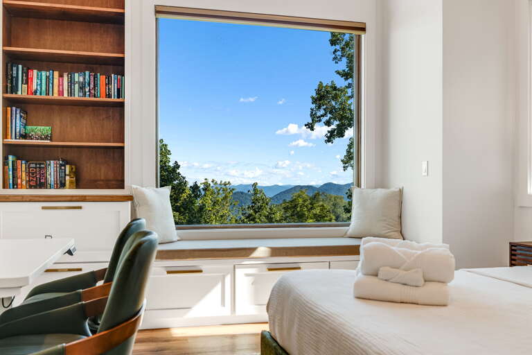 Main Suite/Bedroom One - King Bed w/ Year-Round Mountain Views