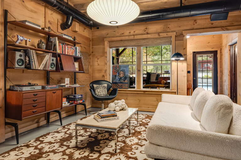 Main Entry and Record Lounge Area