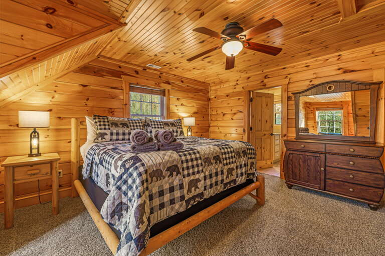 Bedroom Two - King Bed w/ Attached Full Bath