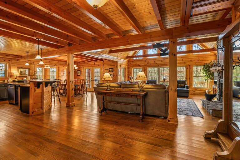 Main Level - Open Floor Plan Living