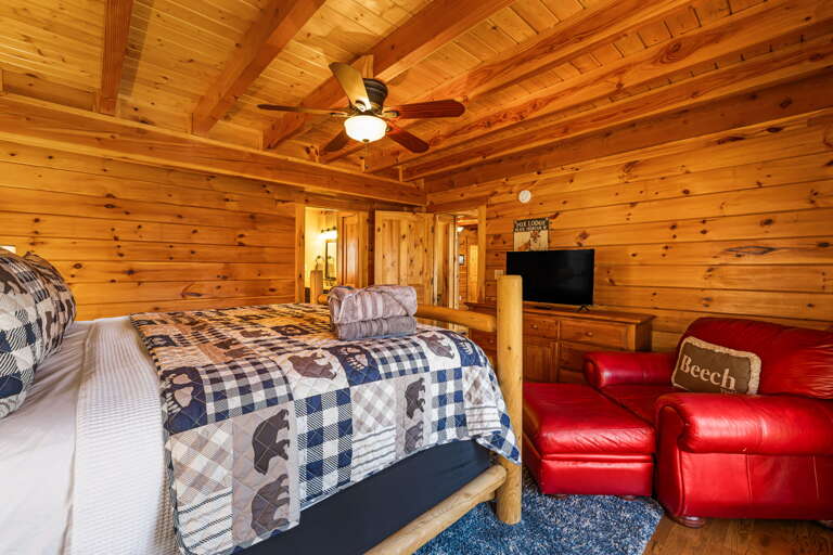 Main Suite/Bedroom One - King Bed w/ Attached Full Bath