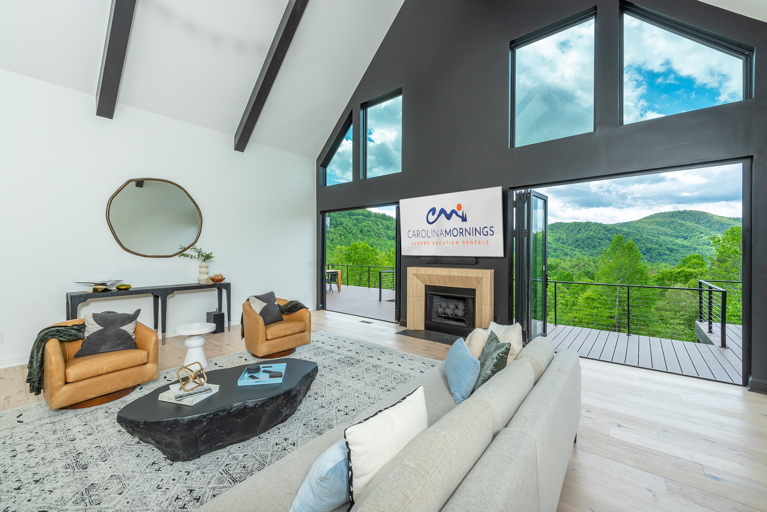 Living Area w/ Deck Access