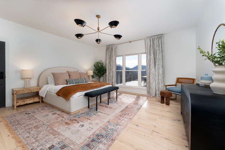 Main Level - Main Suite/Bedroom One - King Bed w/ Private Balcony