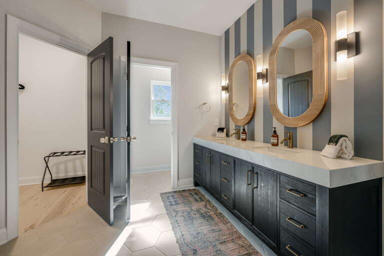 Main Suite/Bedroom One - Attached Full Bath w/ Dual Vanities