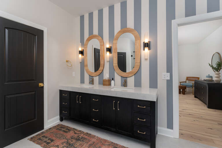 Main Suite/Bedroom One - Attached Shower Bath w/ Dual Vanities
