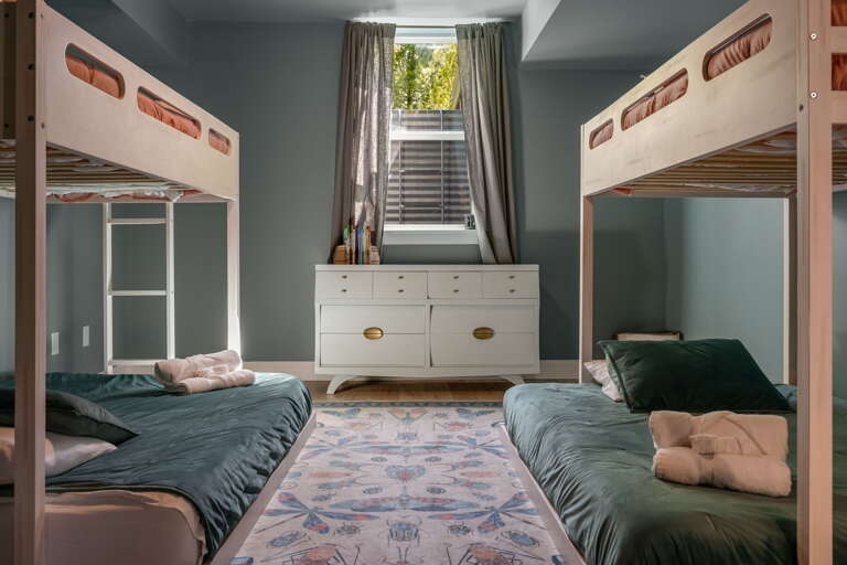 Bedroom Five - Two Twin Over Two Full Bunk Beds