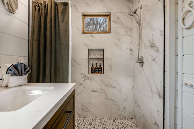Main Suite/Bedroom Two - Attached Shower Bath