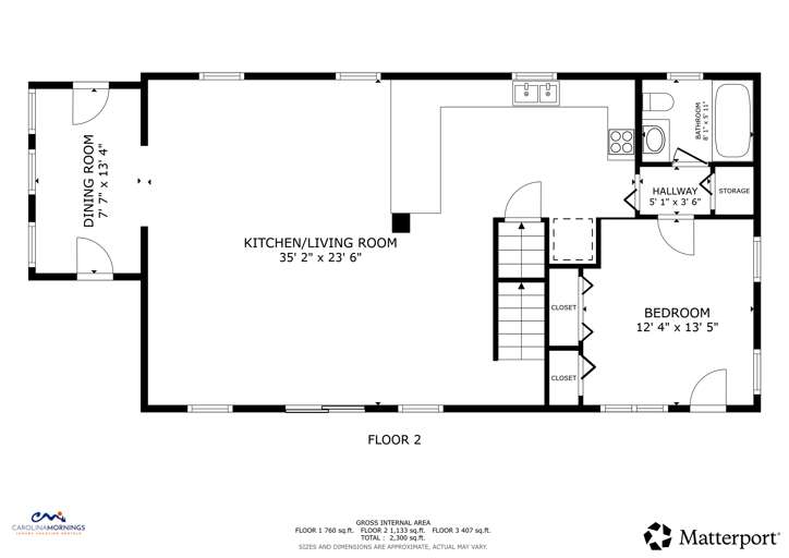 Views in the Blues Floorplan