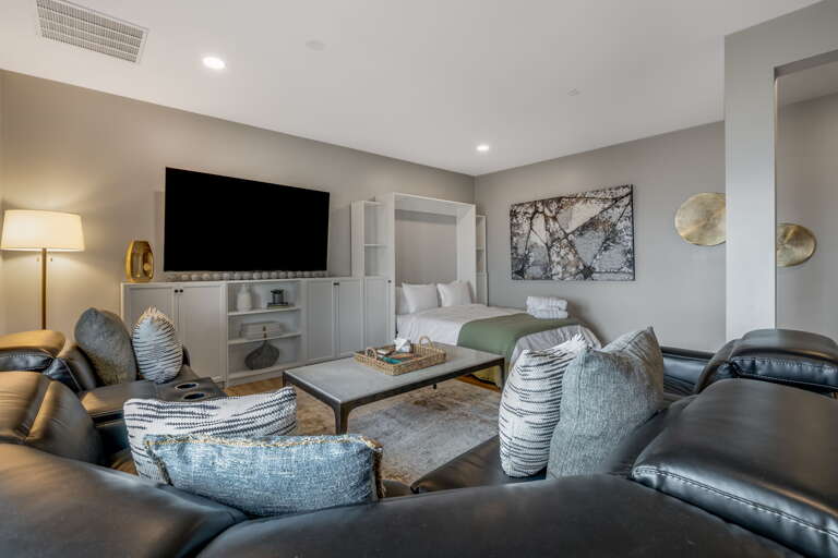Living/Sleeping Bedroom Three - Queen Murphy Bed w/ Smart TV