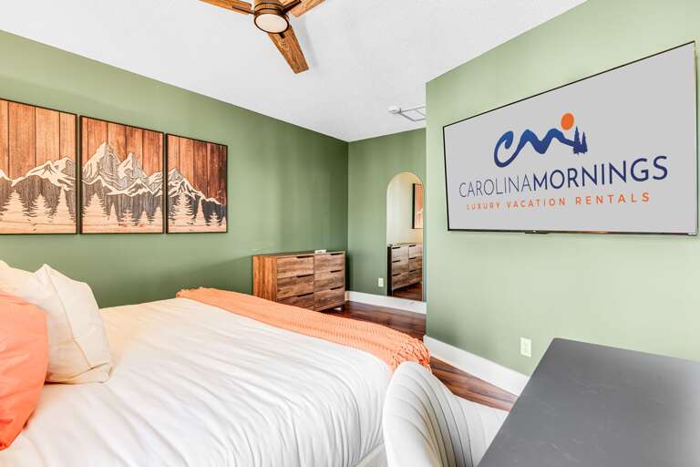 Bedroom Three - King Bed w/ Smart TV