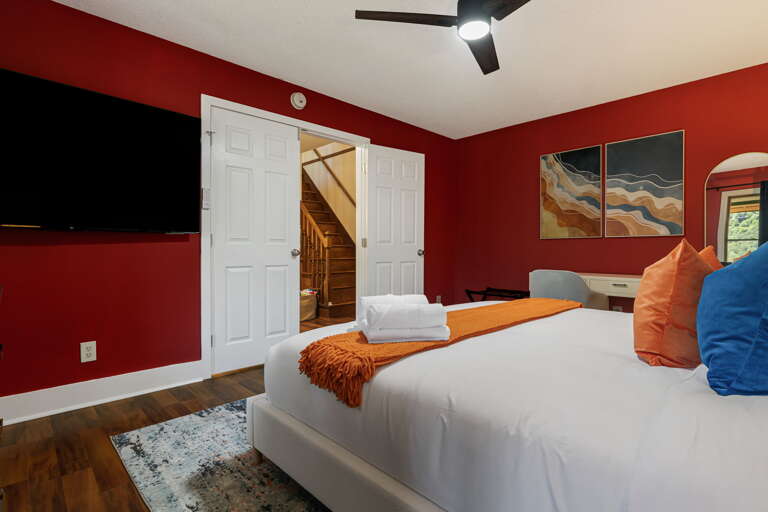Bedroom Two - King Bed w/ Smart TV