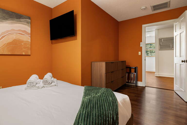 Bedroom Five - Queen Bed w/ Smart TV