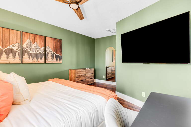 Bedroom Three - King Bed w/ Smart TV