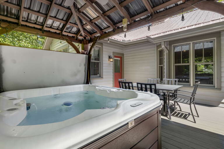 Covered Hot Tub
