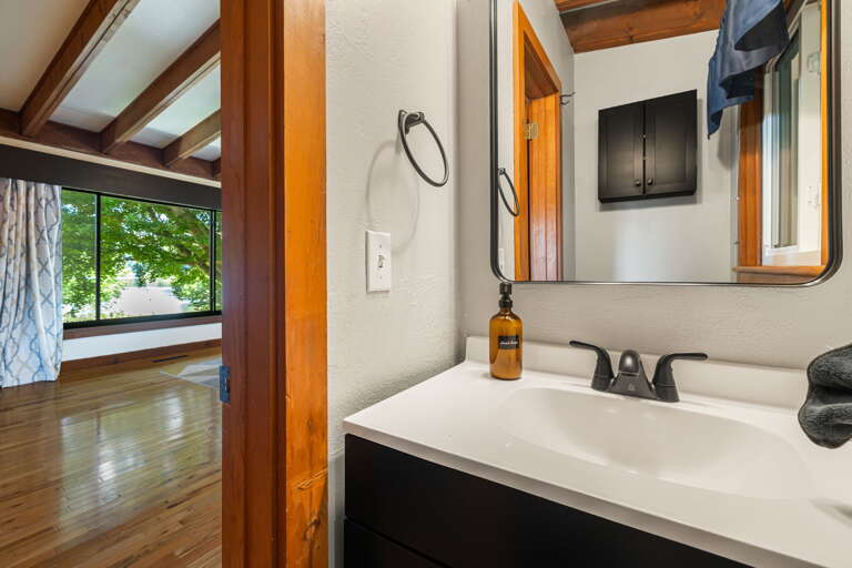 Bedroom One - Attached Half Bath