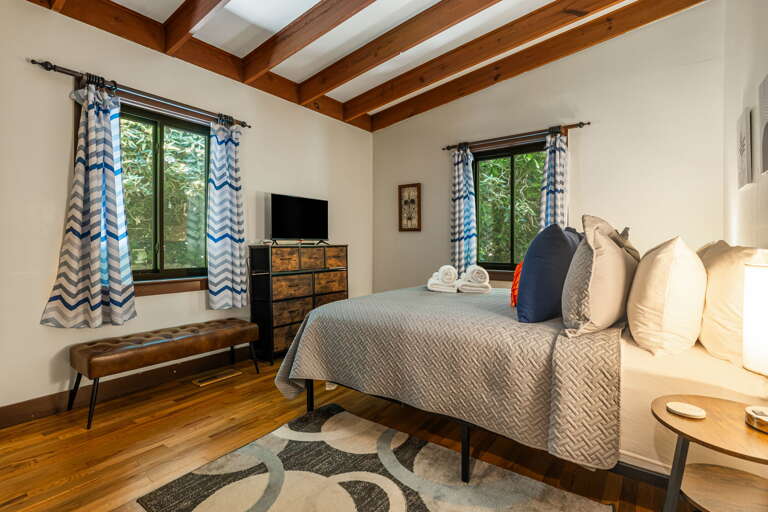 Bedroom Two - Queen Bed w/ Smart TV