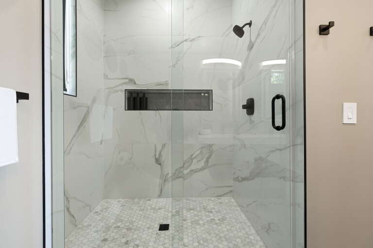 Main Suite/Bedroom One - Attached Shower Bath