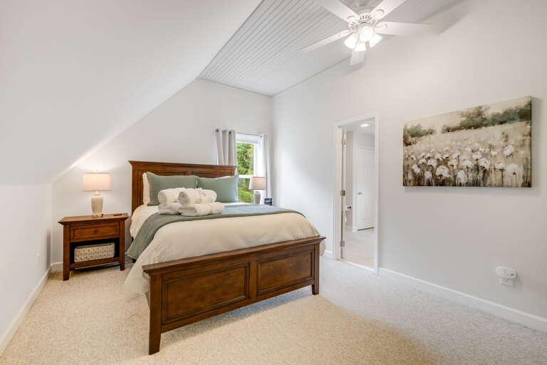 Upper Level - Bedroom Three - Queen Bed w/ Attached Shower Bath