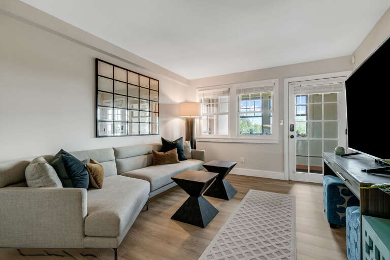 Living Area w/ Entrance Door