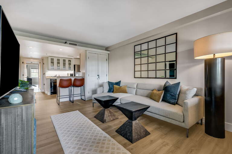 Living Area w/ Smart TV