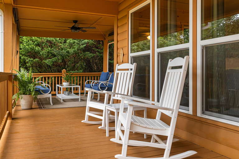 Morning Coffee On the Rocking Chairs