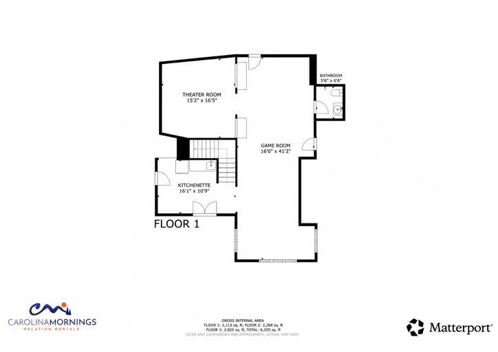 Mountain Creek Lodge Floorplan